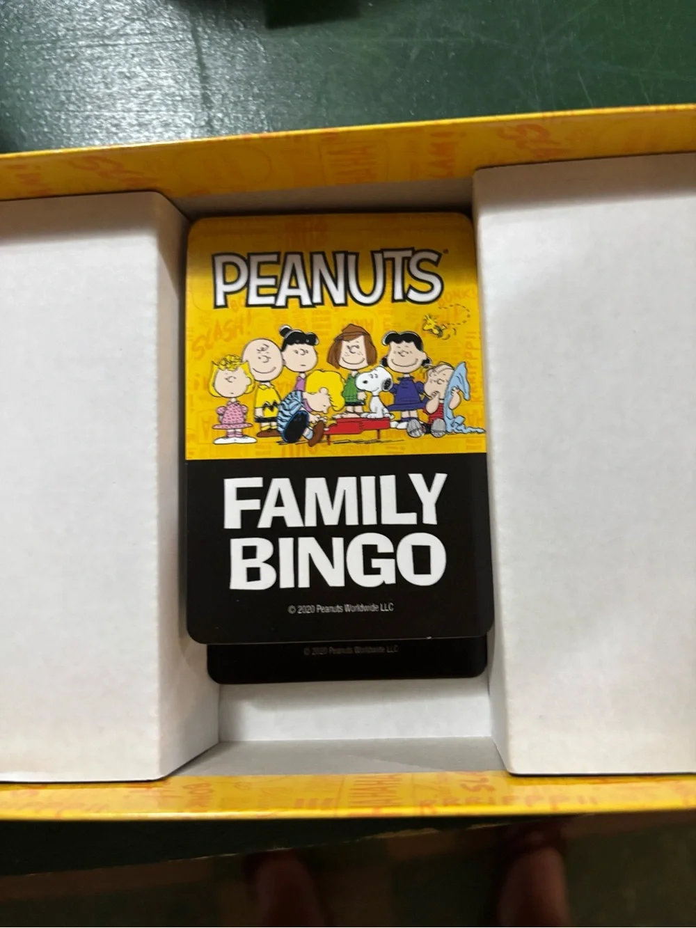 Peanuts Family Bingo -